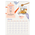 A3 photo calendars — Year in recipes [January]