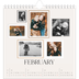 Square calendars  — Wall photo gallery [February]