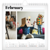 Square calendars  — Hot off the press [February]