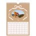 A5 Photo Calendar — Kraft and bow [cover]