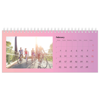 Desk calendars — Playful Pastel [February]