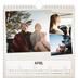 Square calendars  — Parts unknown [April]