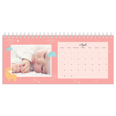 Desk calendars — Cute animals [April]