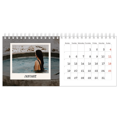 Desk calendars — The portrait edit [January]