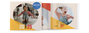 Photo Books — Colour block shapes