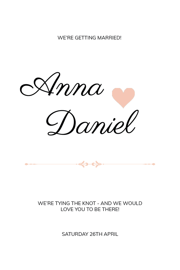 Invitations — Romantic