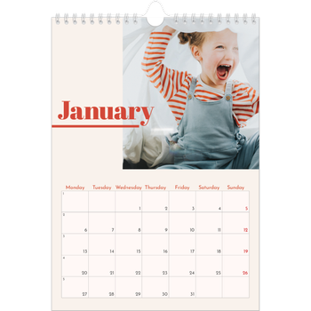 A4 Photo Calendar — 90s nostalgia