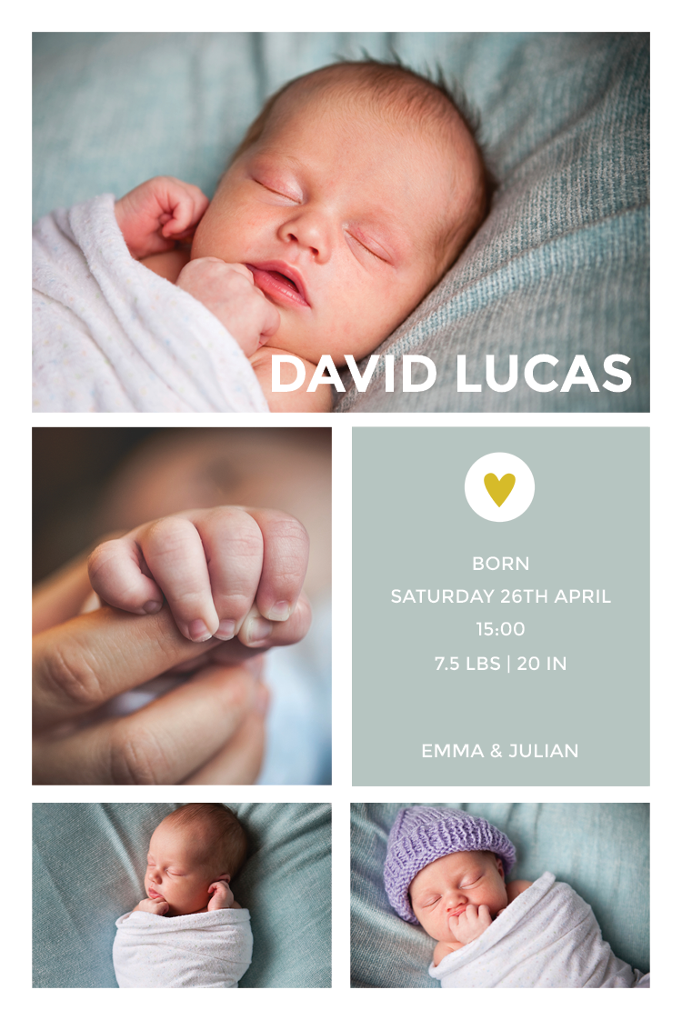 Invitations — Little gold heart