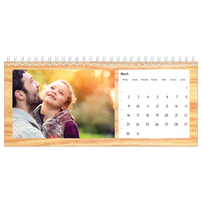 Desk calendars — Wood [March]