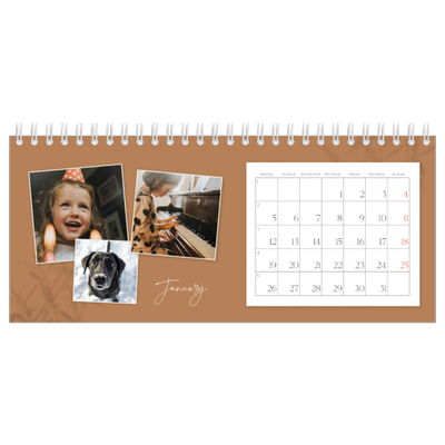 Desk calendars — Down to earth [January]