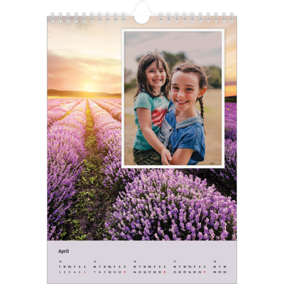 A4 Photo Calendar — Four seasons [April]