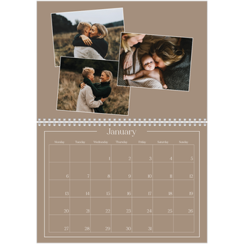 A4 Double Photo Calendar — Crafted memories