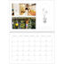 A4 Double Photo Calendar — Simple botanical [April]