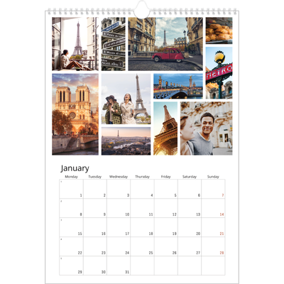 A3 photo calendars — Framework [January]
