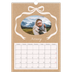 A3 photo calendars — Kraft and bow [February]