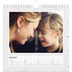 Square calendars  — Marble backgrounds [February]