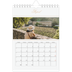 A5 Photo Calendar — Gold script banner [April]