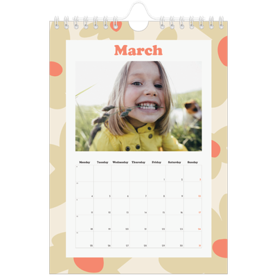 A5 Photo Calendar — Playing with pattern [March]