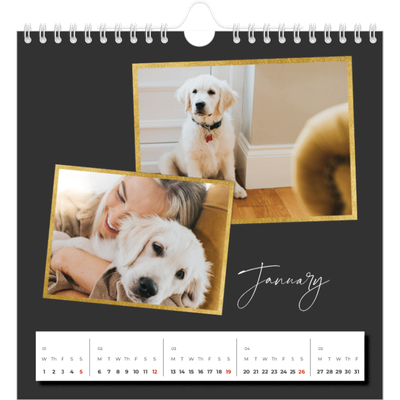 Square calendars  — So many memories [January]