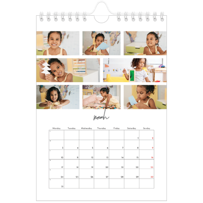A5 Photo Calendar — Photo arrangements [March]