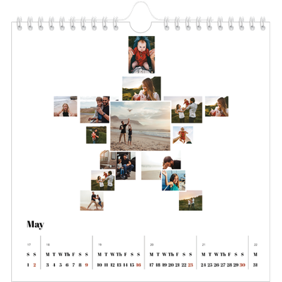 Square calendars  — Collage shapes [cover]