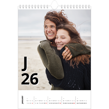 A4 Photo Calendar — Letter style