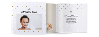 Photo Books — Gold hearts