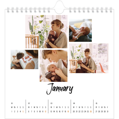 Square calendars  — This is me [January]
