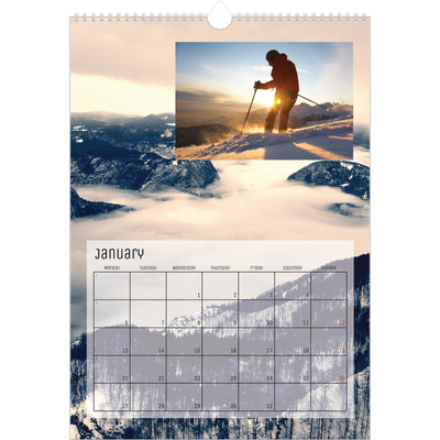A3 photo calendars — Back to nature [January]