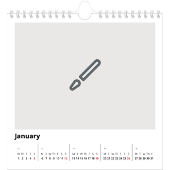 Square Photo Calendar — Design your own calendar