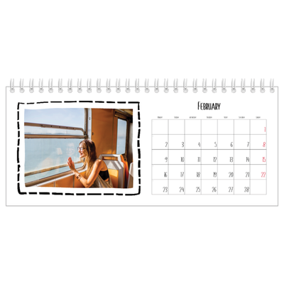 Desk calendars — Scrapbook snapshots [February]