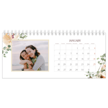 Desk Photo Calendar — Boho
