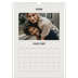 A3 photo calendars — Simple ivory [January]