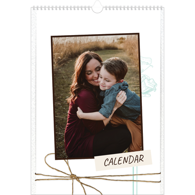 A3 photo calendars — Floral giftwrap [cover]