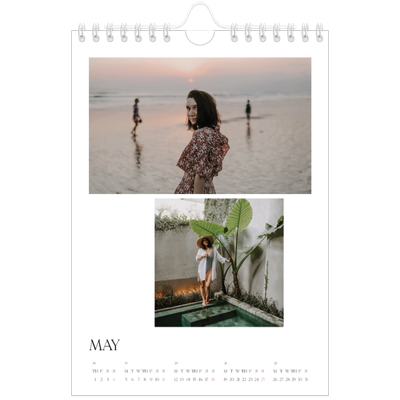 A5 Photo Calendar — Surfing sunsets [cover]