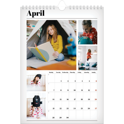 A4 Photo Calendar — Hot off the press [April]