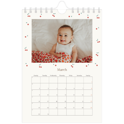 A5 Photo Calendar — Cherry bliss [March]