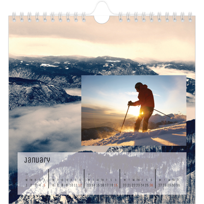 Square calendars  — Back to nature [January]