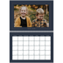 A4 Double Photo Calendar — Prussian blue [cover]