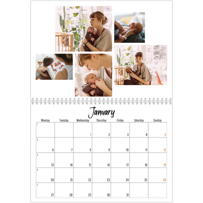 A4 Double Photo Calendar — This is me [January]