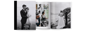 Photo Books — Black spine wedding