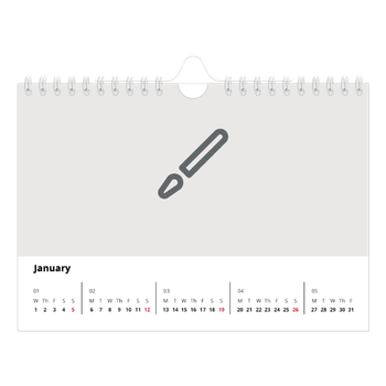 A5 Landscape Photo Calendar — Design your own calendar