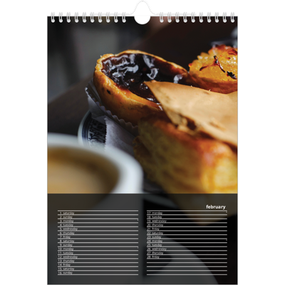 A4 Photo Calendar — Complements [February]