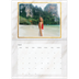 A4 Double Photo Calendar — Classic Marble [March]