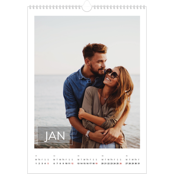 A3 Photo Calendar — Date box overlay