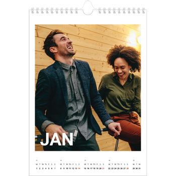 A4 Photo Calendar — Big month