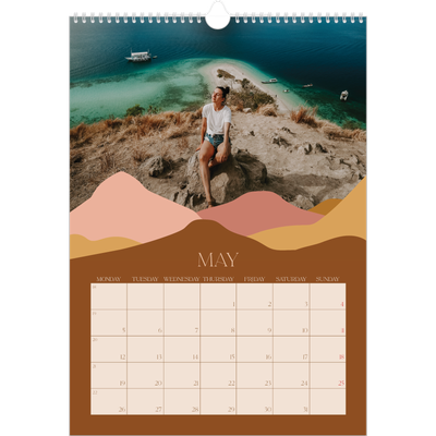 A3 photo calendars — Neutral mountains [cover]