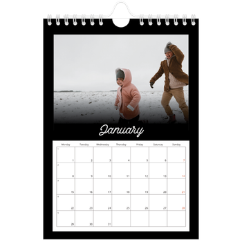 A5 portrait — Black minimal