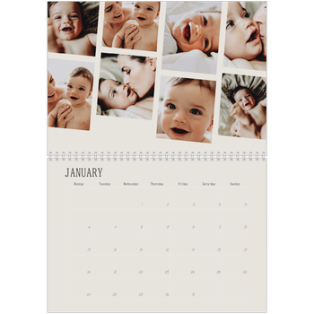 A4 Double Photo Calendar — Memories in motion