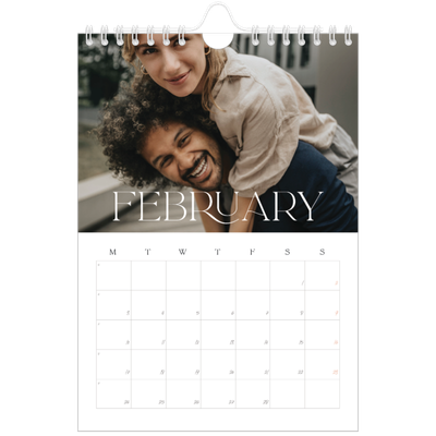 A5 Photo Calendar — Larger than life [February]